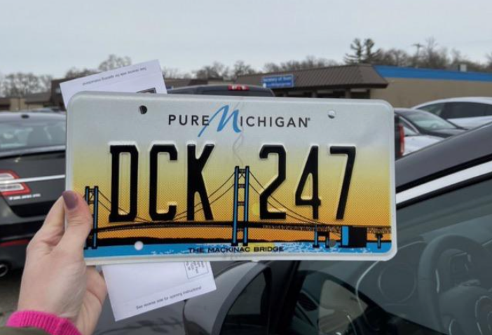 dck 247 license plate - Pure Michigan Dck Ckinac Bridge